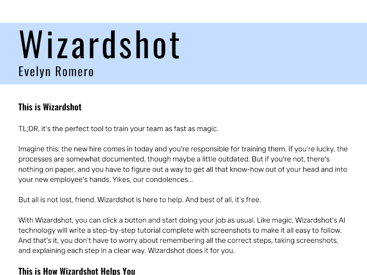 Cover image for Wizardshot | Product Description