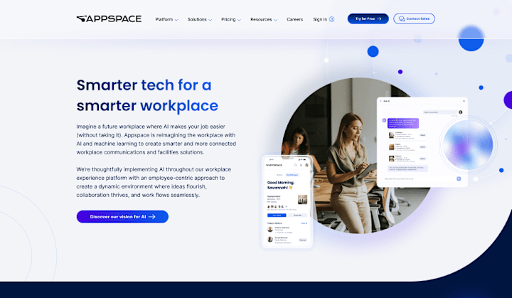 Cover image for Appspace AI Landing Page Design