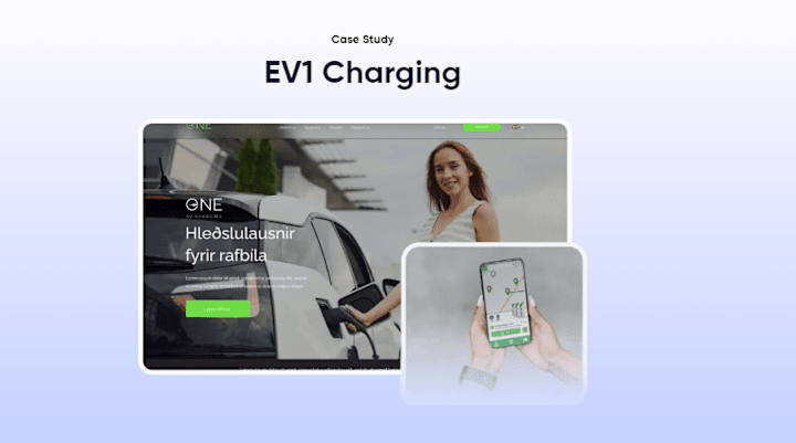 Cover image for EV1 Charging Web, Strategy & Branding
