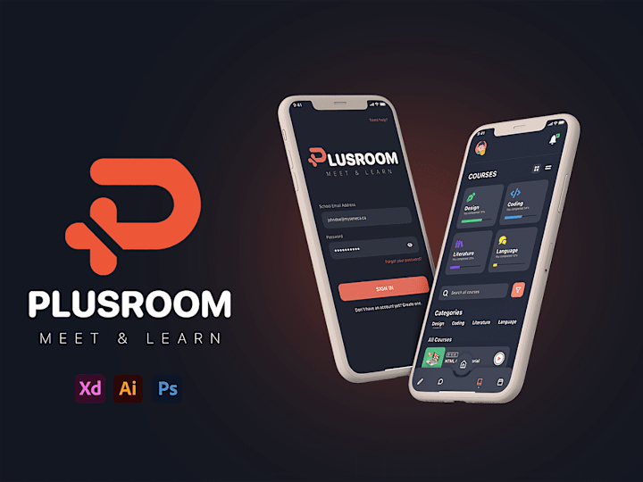 Cover image for PlusRoom | Meet & Learn Mobile Application