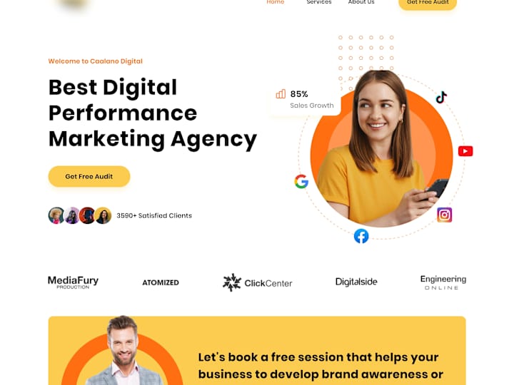 Cover image for Digital Marketing Landing Page