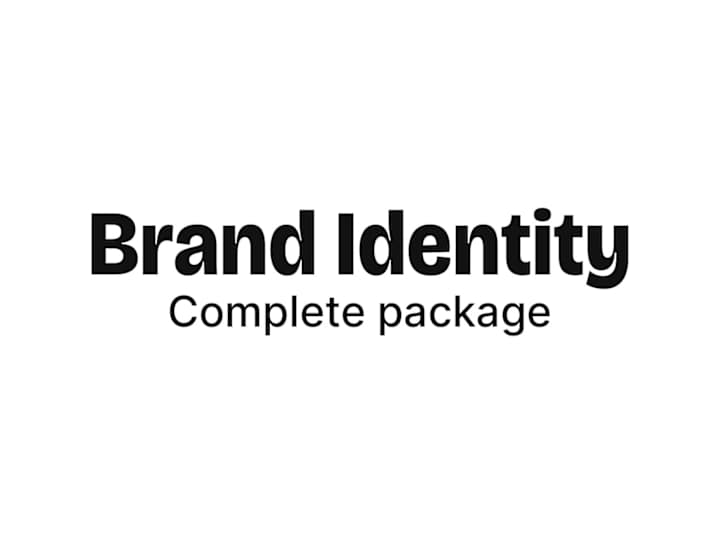 Cover image for Brand Identity - Strategy, Guidelines, Visuals and more