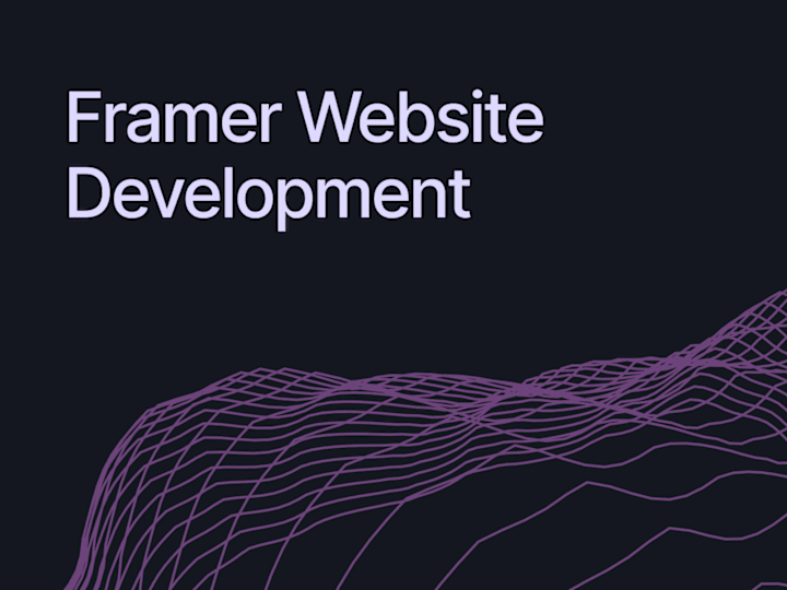 Cover image for Framer Website Development ✨