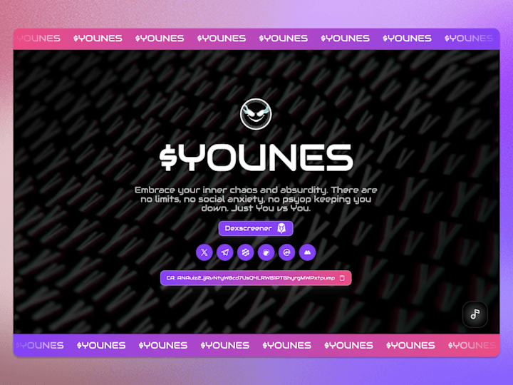 Cover image for Younes (Crypto Coin) - Framer Landing Page Design