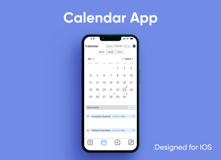 Cover image for A Calender App