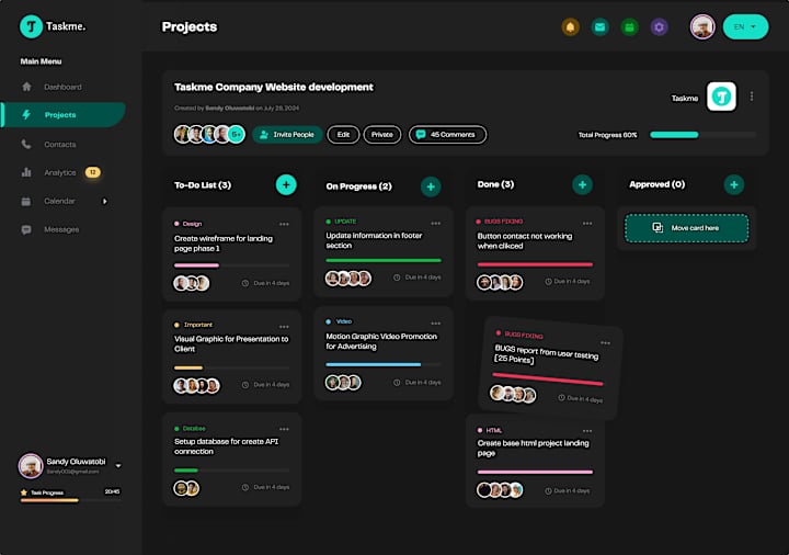 Cover image for Saas Dashboard Design Exploration