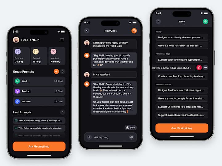 Cover image for You will get a modern Android/iOS App | Swift, Kotlin & Flutter