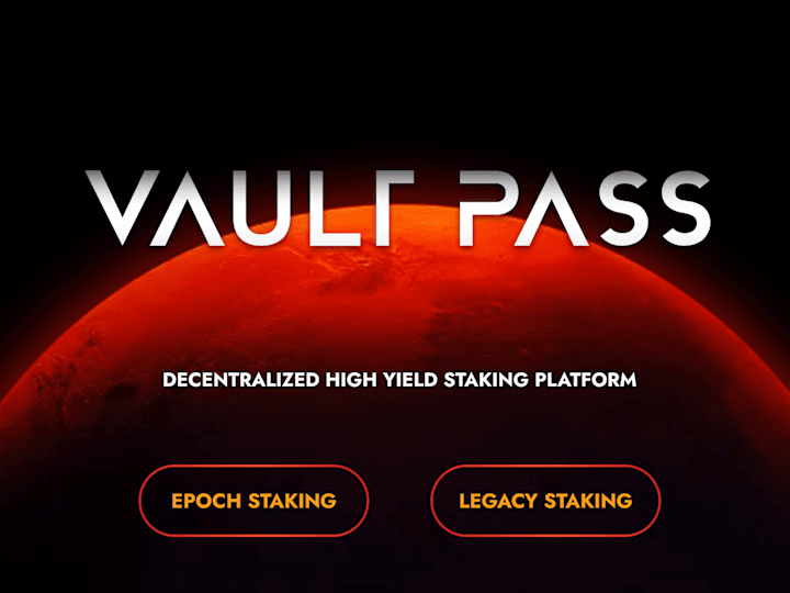 Cover image for UI/UX DESIGN (VAULT PASS)