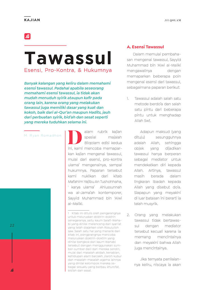 Cover image for Islamic Mini Magazine Layuot
