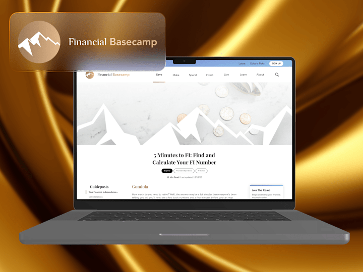 Cover image for Wordpress Blog: FinancialBascamp's Digital Climb to Independence