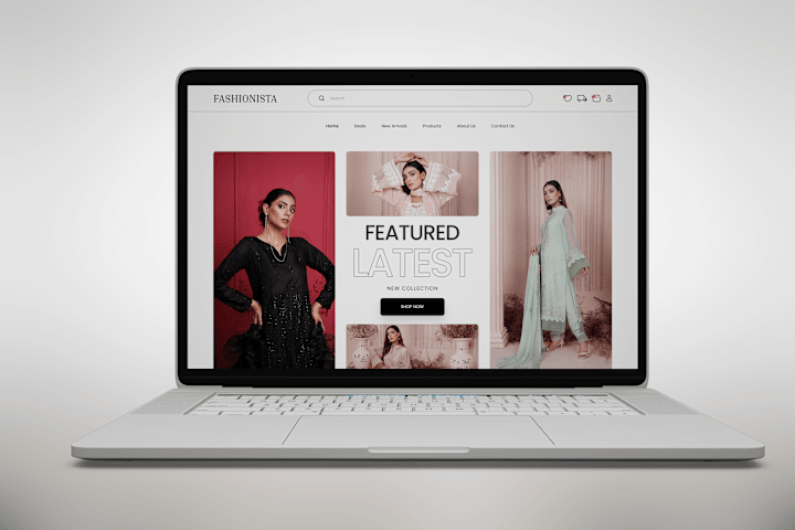 Cover image for Fashion Brand Landing Page :: Behance