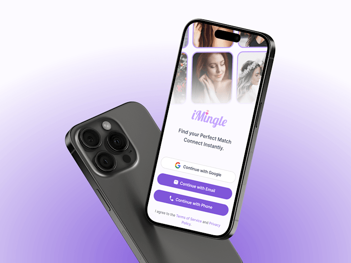 Cover image for Imingle - Dating & Matching App Design