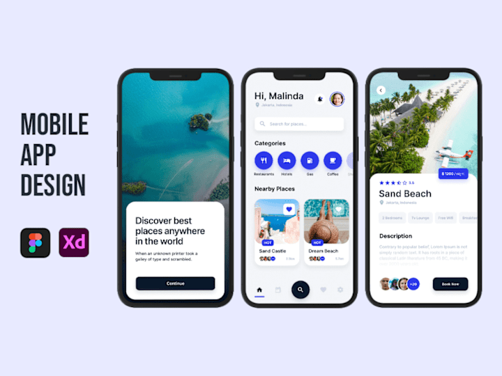 Cover image for Mobile App UI/UX Design