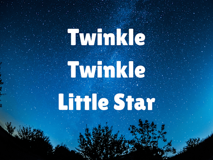 Cover image for Twinkle Twinkle Little Star ⭐| Nursery Rhymes & lullaby for Kid…