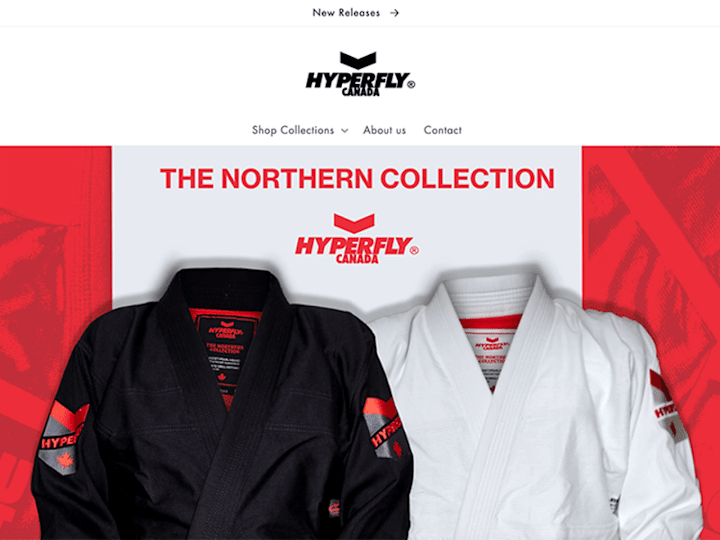 Cover image for HyperFly Canada Shopify Site