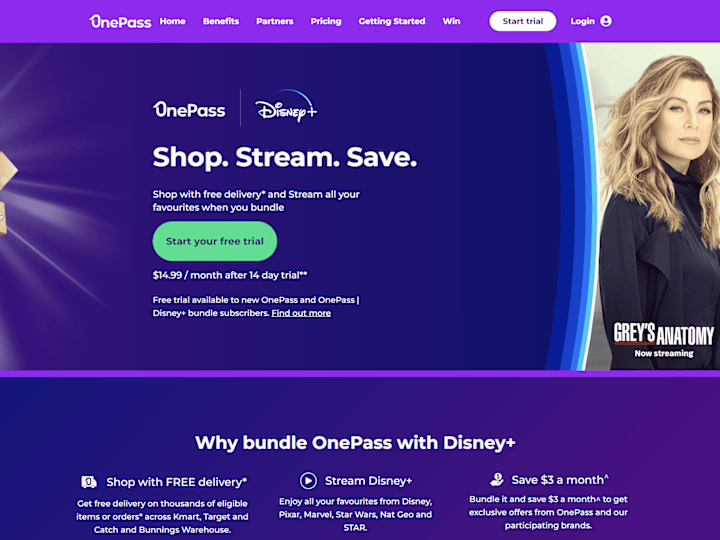 Cover image for Disney + | OnePass Collaboration Website