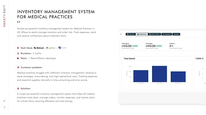 Cover image for Inventory Management System for Medical Practices