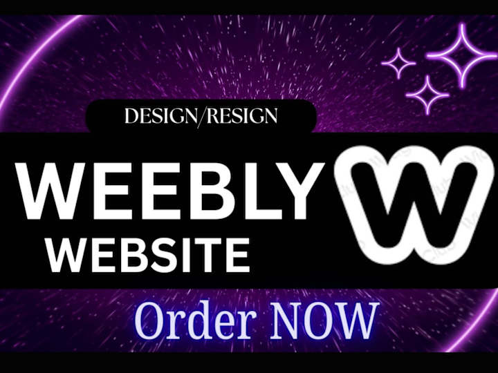 Cover image for will create setup weebly website design weebly website redesign
