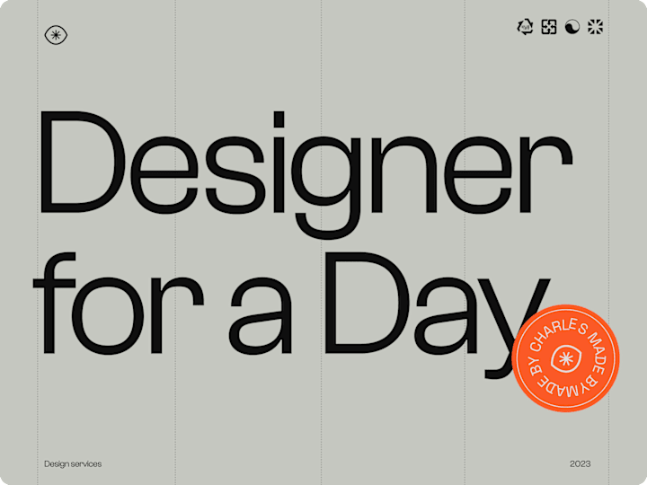 Cover image for Designer for a Day 🎨