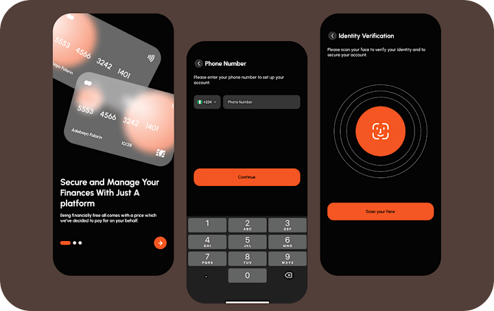 Cover image for Dark theme Banking app