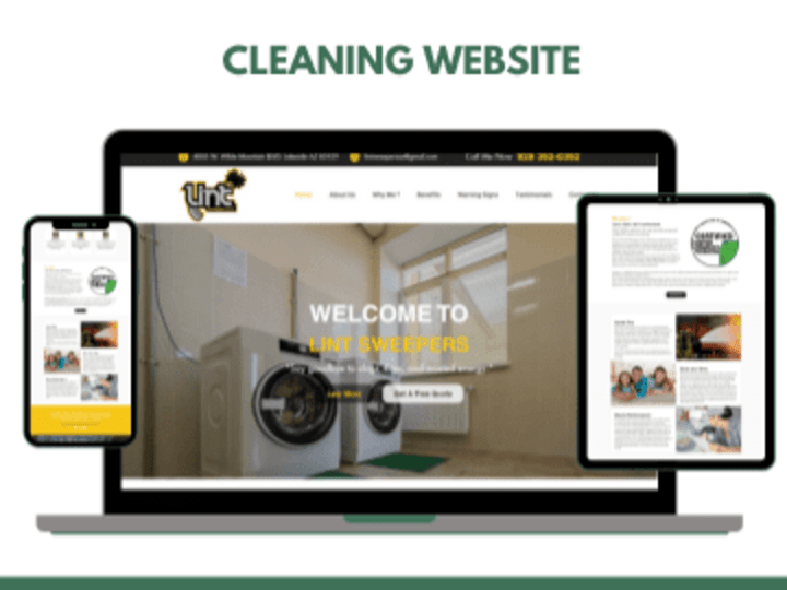 Cover image for Cleaning Website 