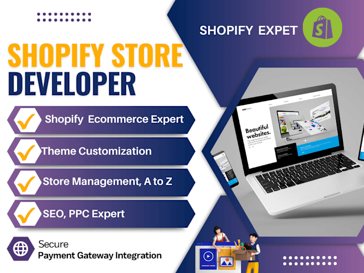 Cover image for Hey! I am design a professional shopify store.