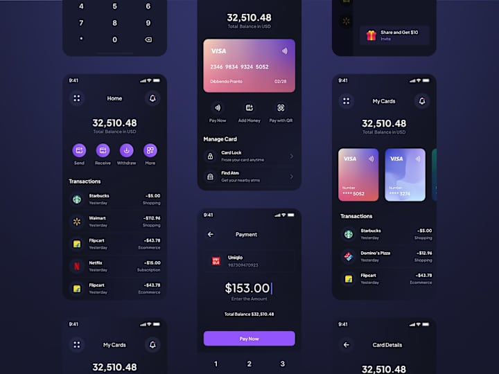 Cover image for PayPe - Wallet Mobile iOS Design