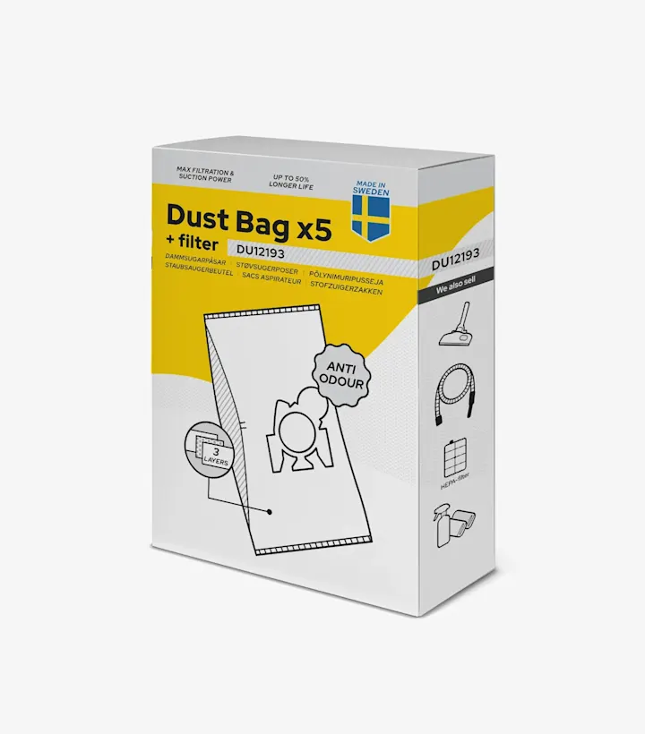 Cover image for Package design: Vacuum cleaner bags