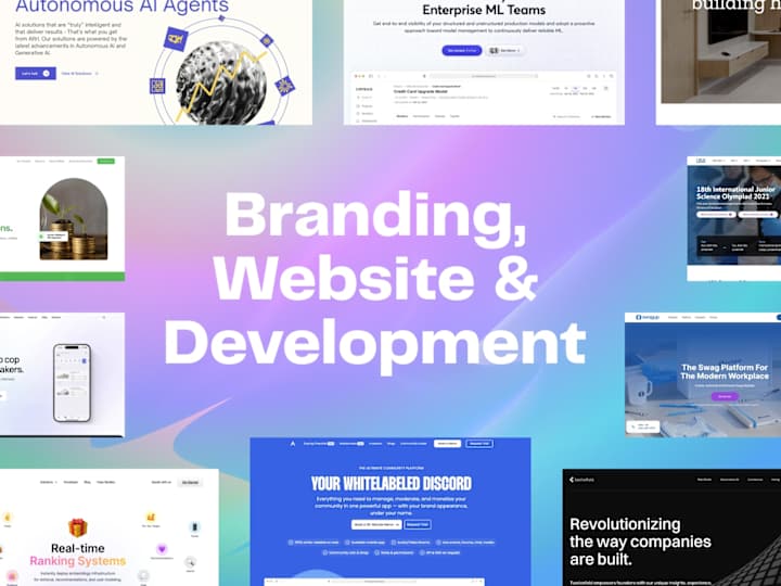 Cover image for Brand Design, Web Design, and Webflow Development Services