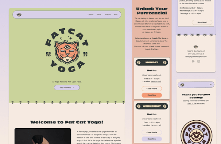 Cover image for Custom Website for Local Yoga Business