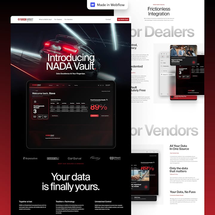 Cover image for Nada Valult - Figma to Webflow