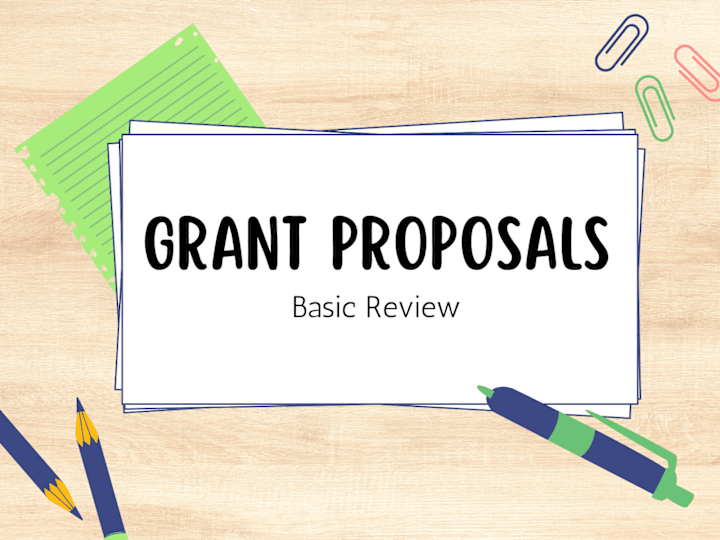 Cover image for Grant Proposal Review