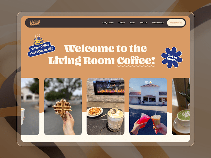 Cover image for Living Room Coffee Website