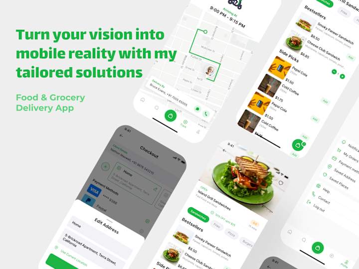 Cover image for Food & Groceries delivery app