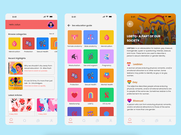 Cover image for Sex Education- App