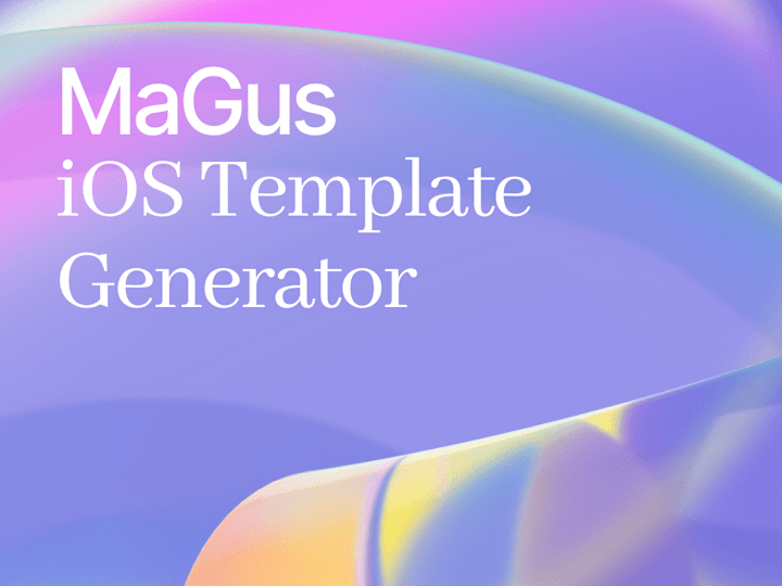 Cover image for MaGus: iOS Project Template Generator