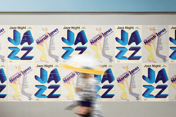 Cover image for jazz night poster design :: Behance