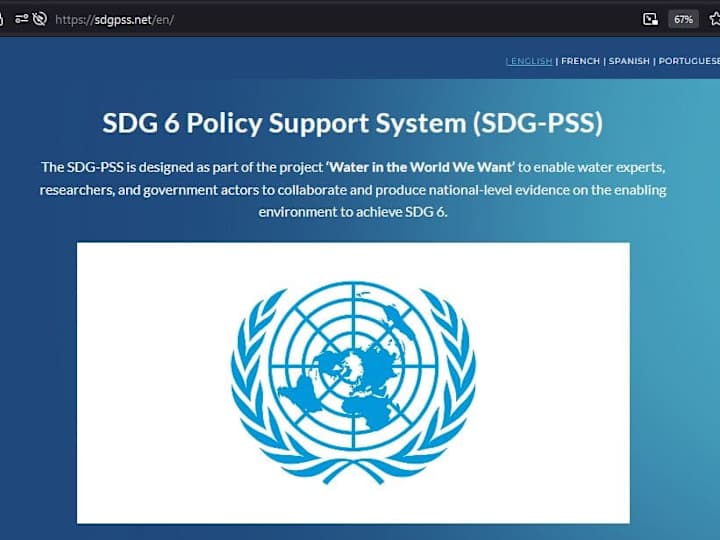 Cover image for SDG 6 Policy Support System (SDG-PSS)