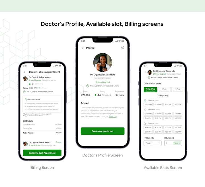 Cover image for UX/UI Case Study - Arogya Healthcare App