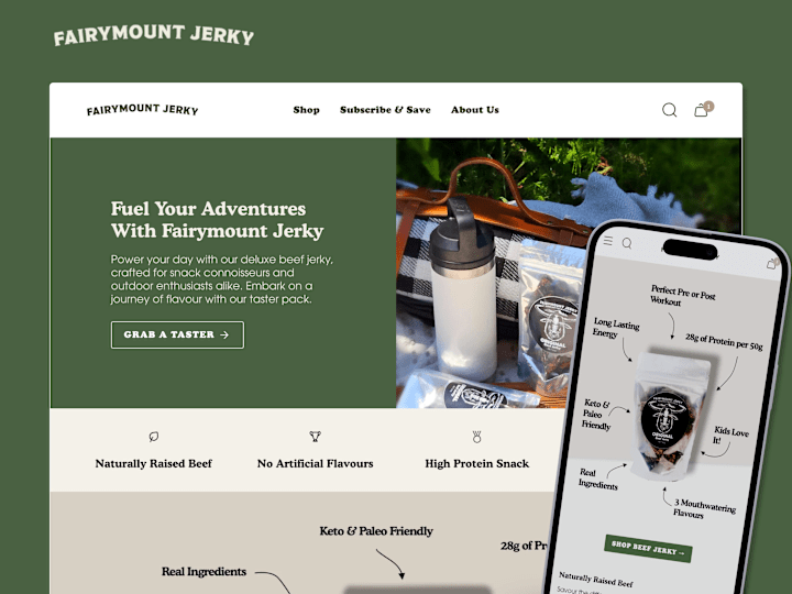 Cover image for Fairymount Jerky: Creating A New Shopify E-Commerce Store