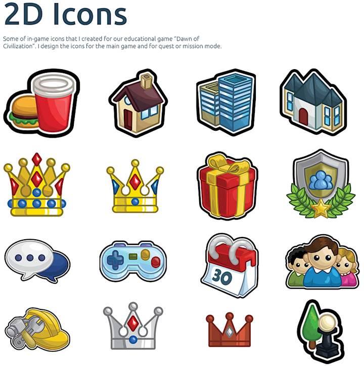 Cover image for 2D Game Assets Designs Collection