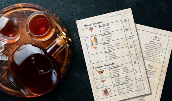 Cover image for Editabledes2021: Custom cocktail menu starting at $30