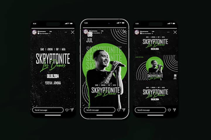 Cover image for "Skryptonite" Concert Poster Design : Behance