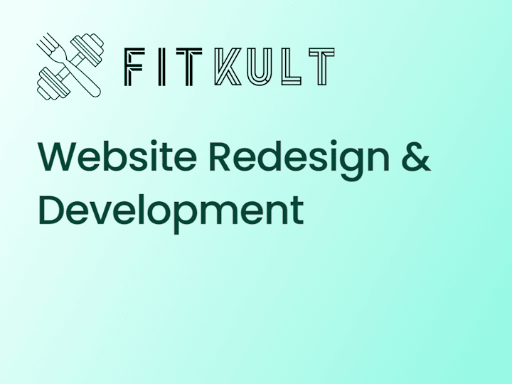 Cover image for Fitkult.me Website Design & Development