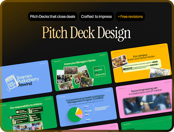 Cover image for Pitch Deck Design! 