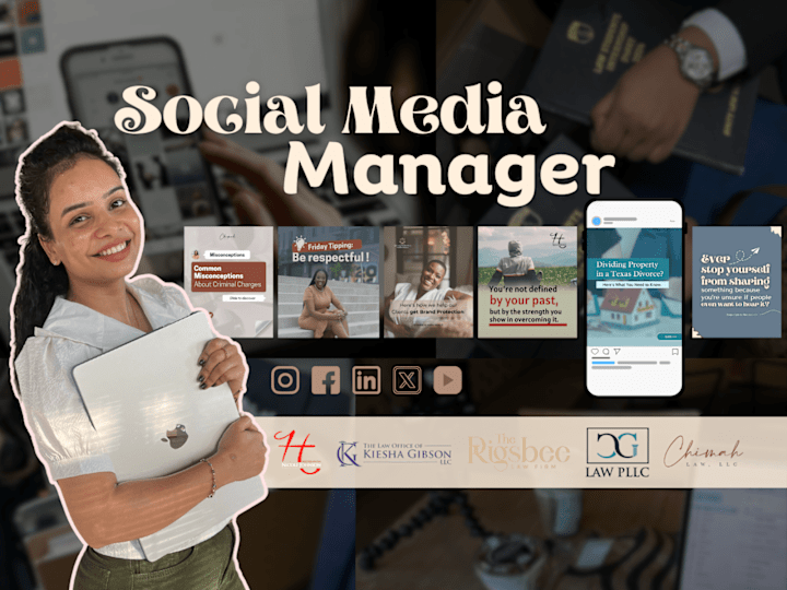 Cover image for Social media management for Lawyers and Law Firms