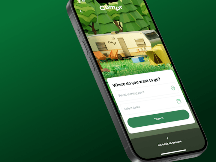 Cover image for Product Design | RV & Caravan rental app