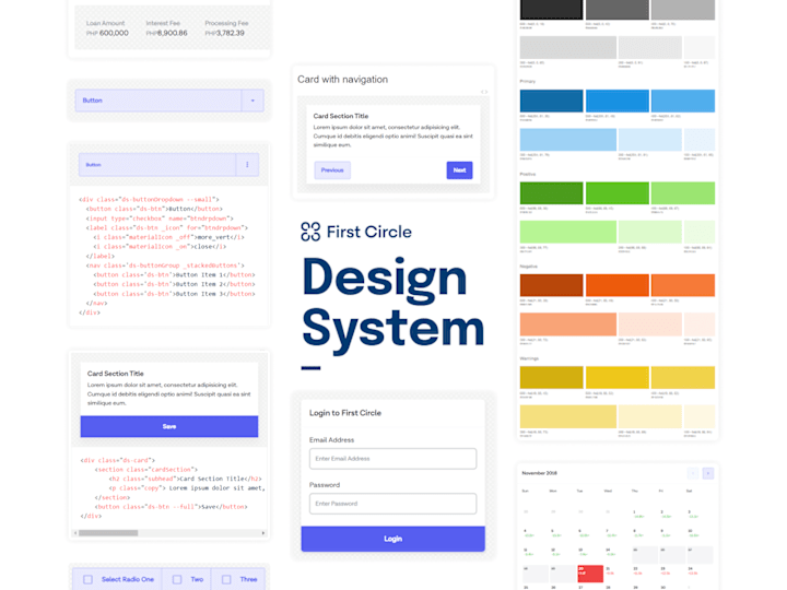 Cover image for Design System for First Circle