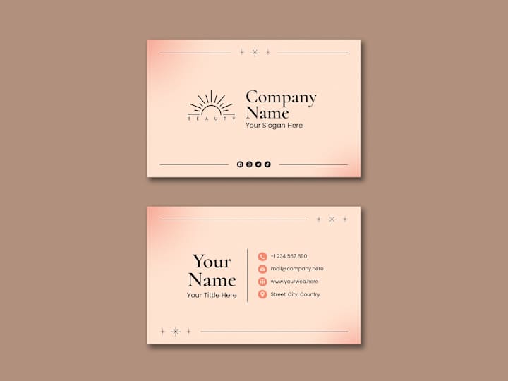 Cover image for Business Card Design for Clothing Brand