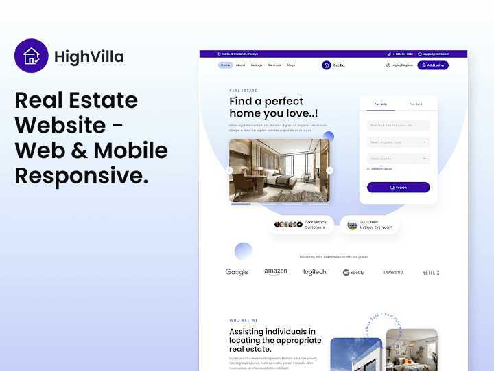 Cover image for Landing Page & Website UI Design